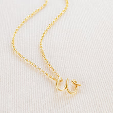 Load image into Gallery viewer, K Initial Necklace • Personalized Name Necklace • Letter Necklace • Gold Necklace • Wife Gifts • Gifts For Mom • Moms Gift • Birthday Gift
