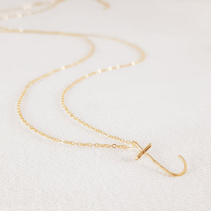 Y Tiny Personalized Gold Initial Necklace • Dainty initial Necklace • Monogram necklace • Gift for mom • Gift for grandma • BYSDMJEWELS