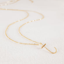 Load image into Gallery viewer, M Initial Necklace • Personalized Name Necklace • Letter Necklace • Gold Necklace • Wife Gifts • Gifts For Mom • Moms Gift • Birthday Gift
