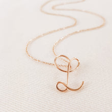 Load image into Gallery viewer, J Custom Letter Necklace • Personalized Name Necklace • J Custom Initials Necklace • Personalized Gift • Mother&#39;s Day Gift
