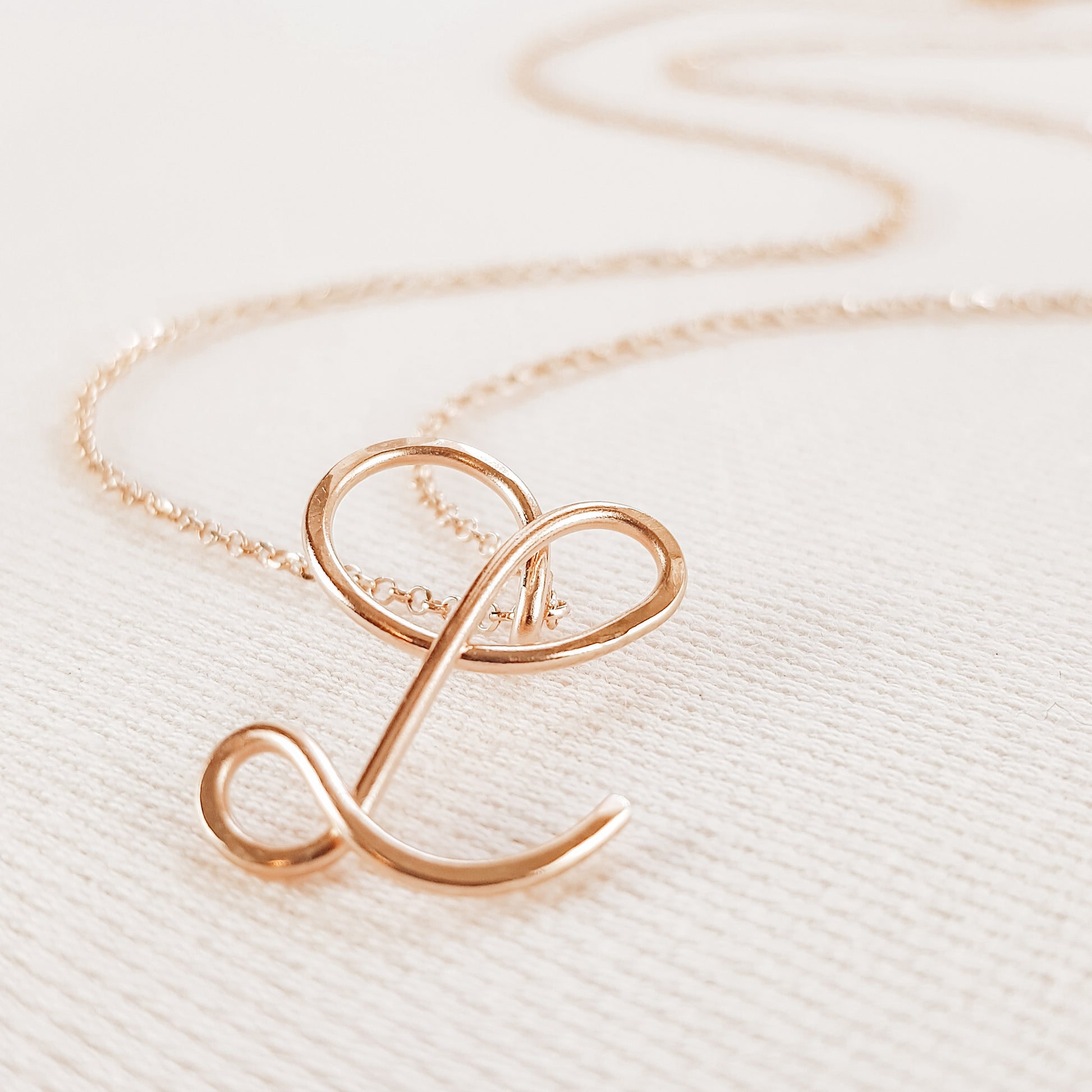 Custom Capital Letter Necklace