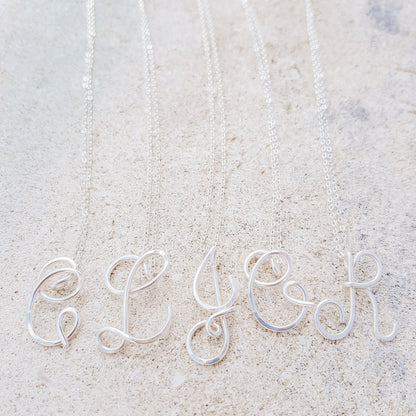 F Custom Letter Necklace • Personalized Name Necklace • F Custom Initials Necklace • Personalized Gift • Mother's Day Gift