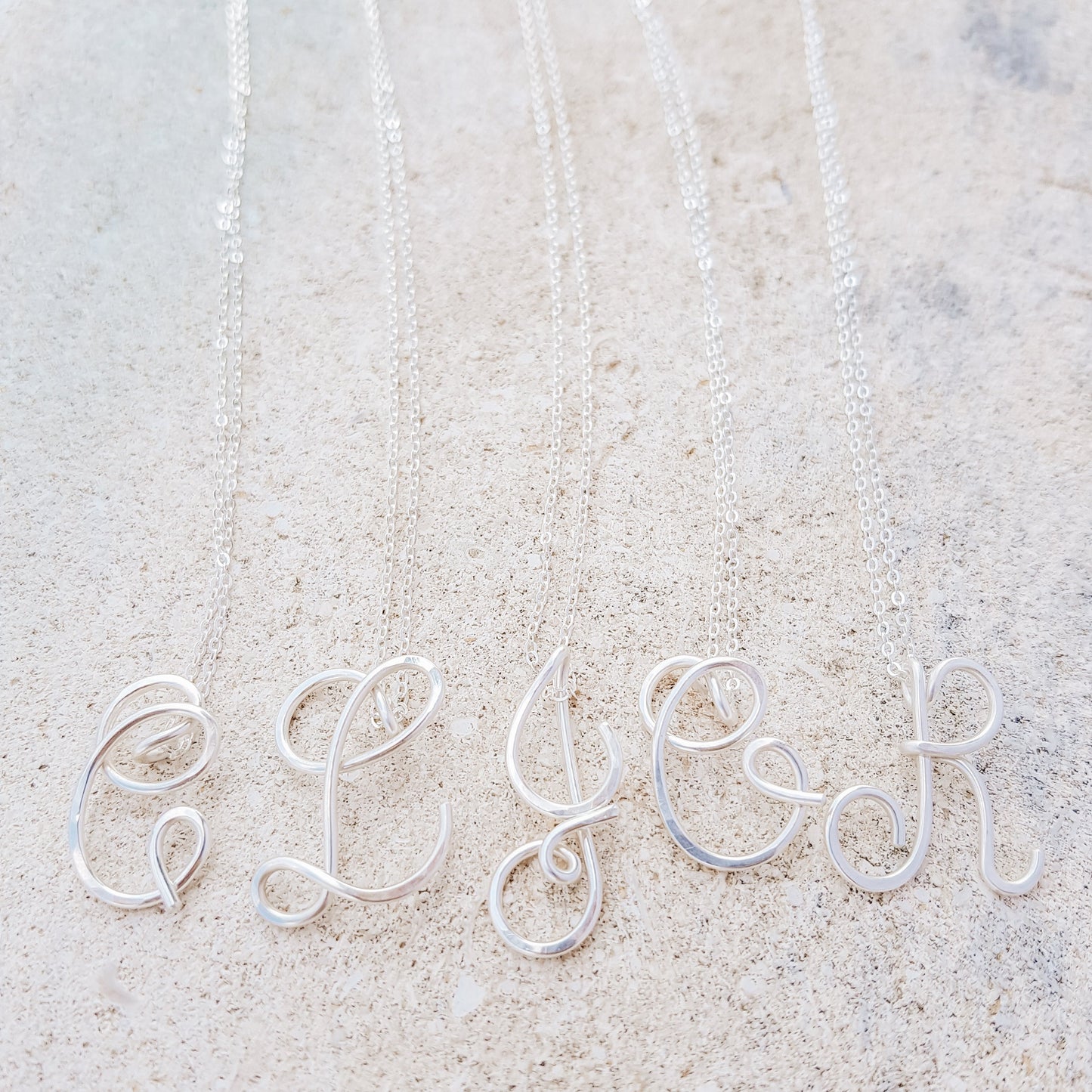 A Custom Letter Necklace • Personalized Name Necklace • A Custom Initials Necklace • Personalized Gift • Mother's Day Gift