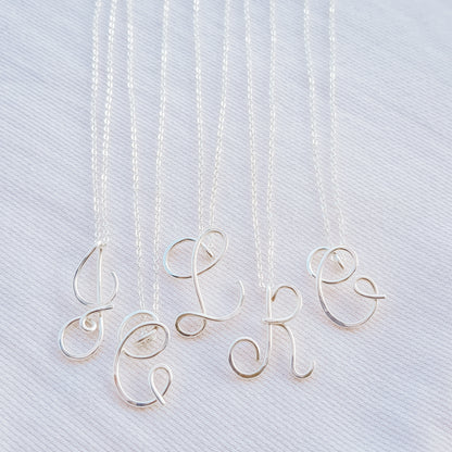 Custom Capital Letter Necklace