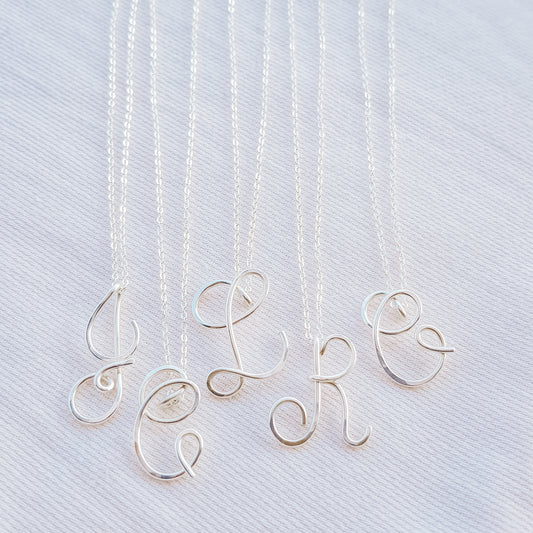 Custom Capital Letter Necklace