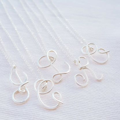 Custom Capital Letter Necklace
