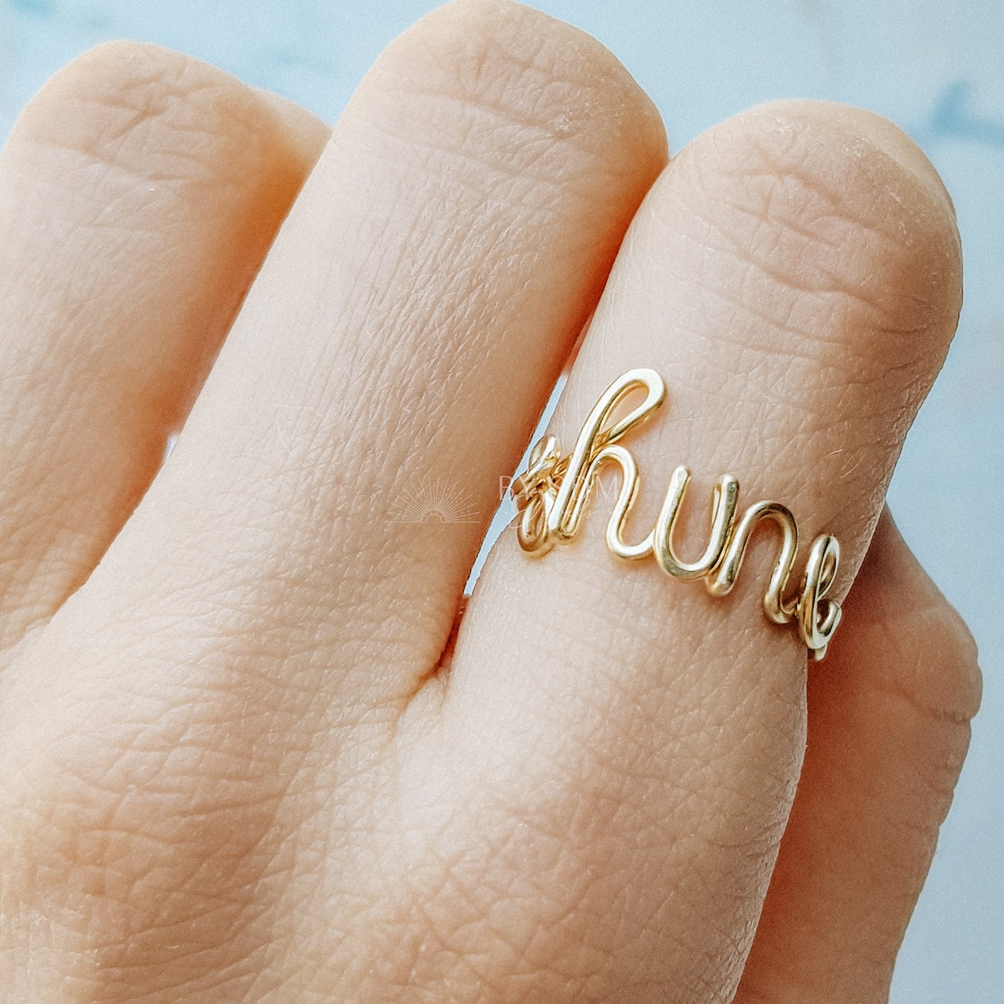 Name Ring • Name Ring in Sterling Silver, Gold and Rose Gold • Personalized Gift For Mom • Best Friend Gift • BYSDMJEWELS
