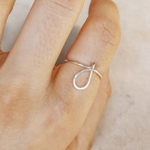 Load image into Gallery viewer, Dainty Initial Ring • J Letter Ring • Personalized Initial Ring • Initial Name Ring • Adjustable Ring • Bridesmaid Gift • BYSDMJEWELS

