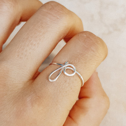 Dainty Initial P Ring • P Ring • Personalized Initial Ring • Initial Name Ring • Adjustable Initial Ring • Bridesmaid Gift • BYSDMJEWELS