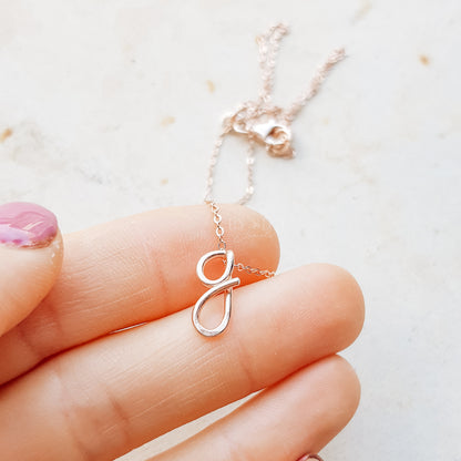 X Initial Necklace • Personalized Necklace • Perfect Dainty Necklace for Her • Bridesmaid Gifts • Personalized Gift Custom Charm Necklace