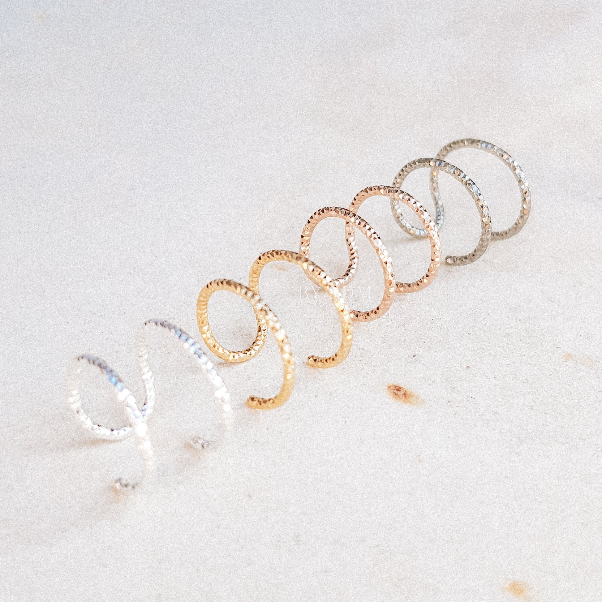 Double Wire Ear Cuff • Dainty Jewelry • Sterling Silver or 18k Gold • Modern • Minimal • Gifts for Her • Cartilage Earring • BYSDMJEWELS