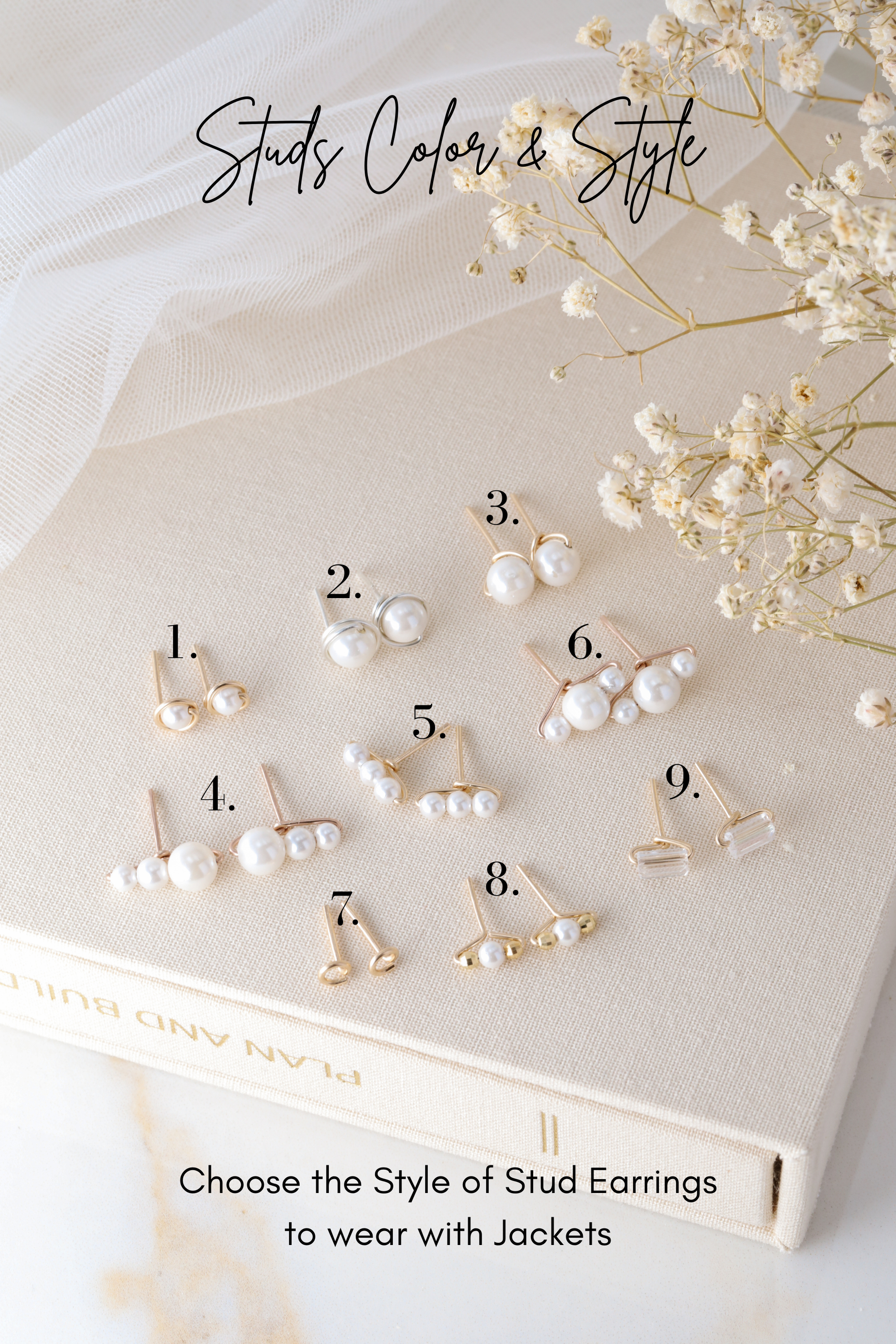 Heart Earring Jackets • Handmade Mix & Match Jewelry • Minimalist Earrings • BySDM Jewels