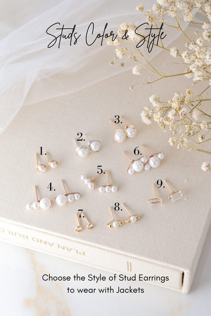 Heart Earring Jackets • Handmade Mix & Match Jewelry • Minimalist Earrings • BySDM Jewels