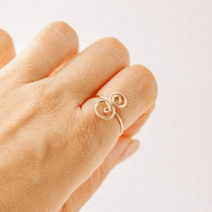 Dainty Initial Ring • Custom Letter Ring in Sterling Silver, Gold & Rose Gold • Uppercase Initial Ring • Bridesmaids Gifts • BYSDMJEWELS