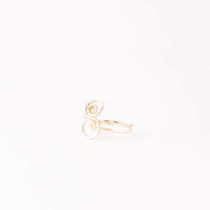 Dainty Initial Ring • Custom Letter Ring in Sterling Silver, Gold & Rose Gold • Uppercase Initial Ring • Bridesmaids Gifts • BYSDMJEWELS