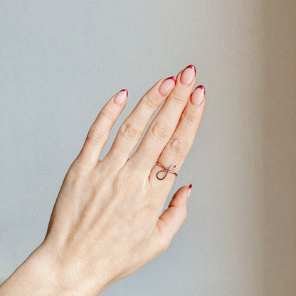 Dainty Personalized Letter F Ring • Tiny Custom Silver Initial Ring • Silver Name Ring • BYSDMJEWELS