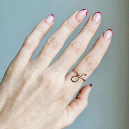 Dainty Personalized Letter F Ring • Tiny Custom Silver Initial Ring • Silver Name Ring • BYSDMJEWELS