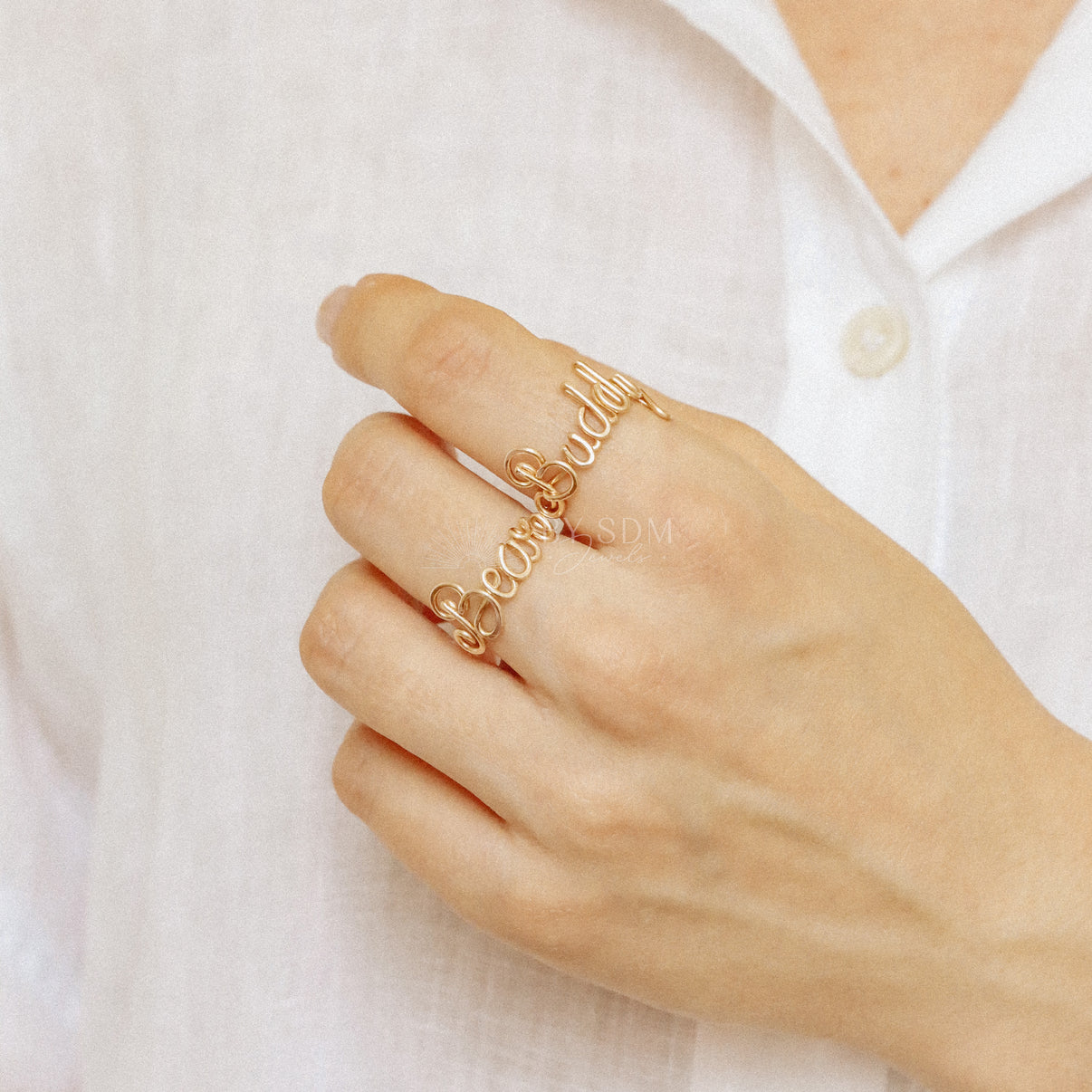 Personalized Name Ring – Bysdmjewels