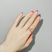 Load image into Gallery viewer, Dainty Initial Ring • Custom Letter Ring in Sterling Silver, Gold &amp; Rose Gold • Uppercase Initial Ring • Bridesmaids Gifts • BYSDMJEWELS
