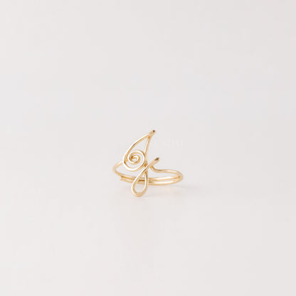 Dainty Initial J Ring • Custom Letter Ring in Sterling Silver, Gold & Rose Gold • Uppercase Initial Ring • Bridesmaids Gifts • BYSDMJEWELS