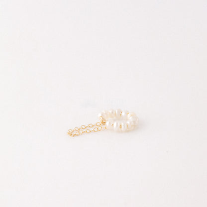 Natural Pearl Ear Cuff • 12k Gold Filled Ear Cuff • Pearl Cuff • Freshwater Ear Cuff • Gold Filled Cuff • No Piercing • BYSDMJEWELS