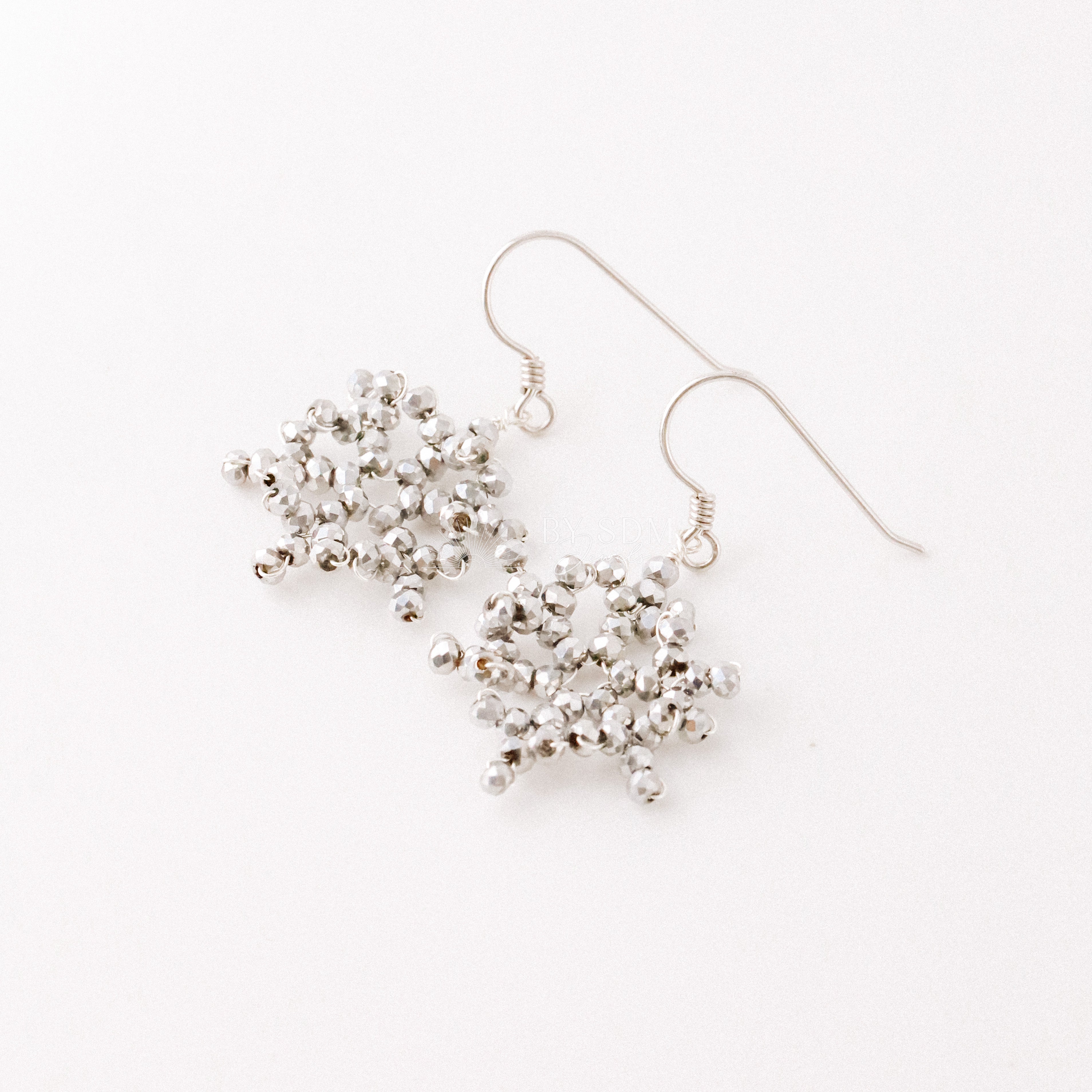 Snowflake dangle deals earrings