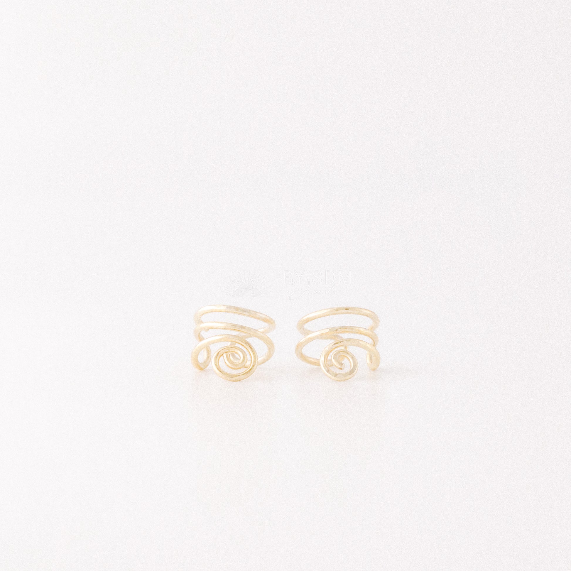 No Piercing Spiral Ear Cuff • Minimalist Ear Cuff • Sterling Silver 925 • 12k Gold Filled • BYSDMJEWELS