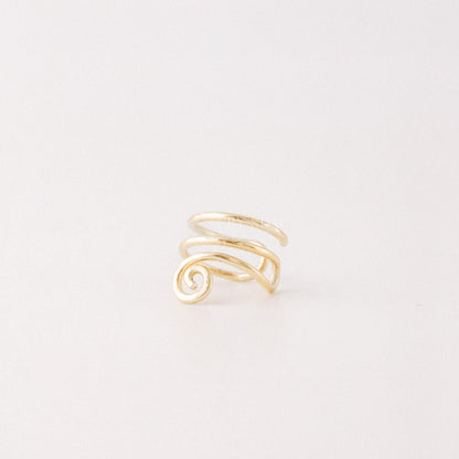 No Piercing Spiral Ear Cuff • Minimalist Ear Cuff • Sterling Silver 925 • 12k Gold Filled • BYSDMJEWELS