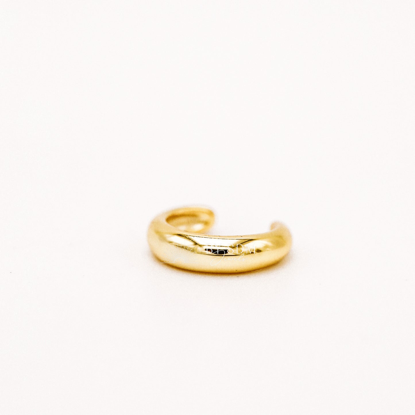 Gold Chunky Band Ear Cuff