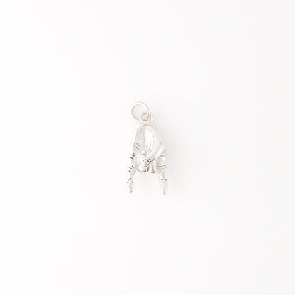 Silver Hand Gesture Charm in Stainless Steel • BYSDMJEWELS