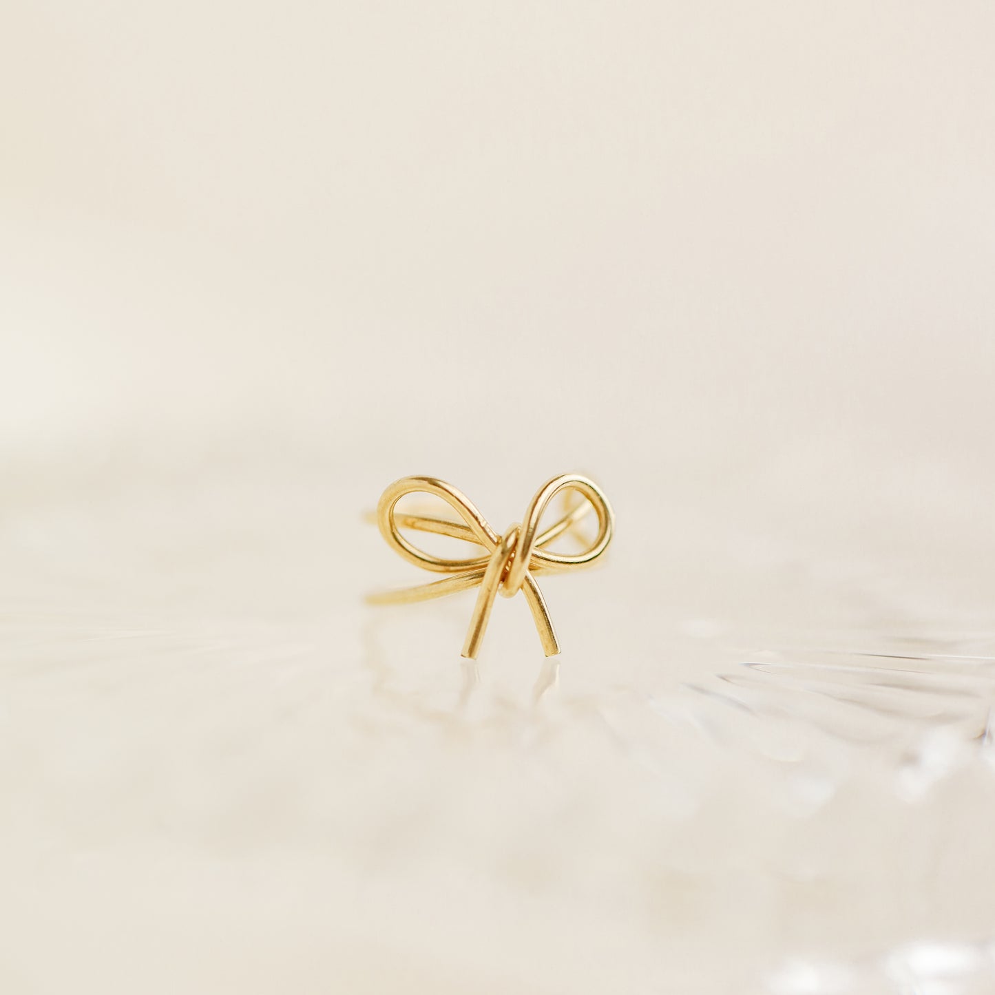 Dainty Bow Ear Cuff Earring, No Piercing Required, Black Bow Knot Ear Cuff