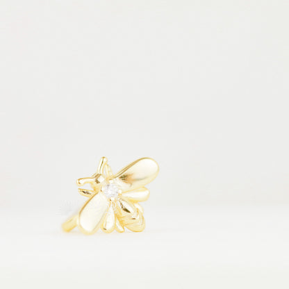 Gold Bee Ear Cuff • Honey Bee Earrings • BYSDMJEWELS