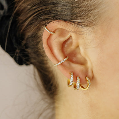 Band CZ Ear Cuff