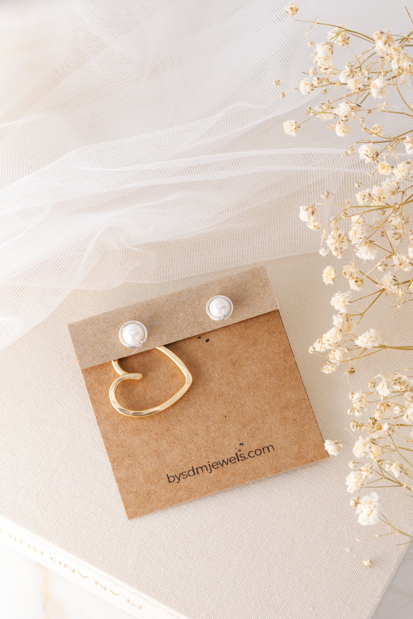 Heart Earring Jackets • Handmade Mix & Match Jewelry • Minimalist Earrings • BySDM Jewels