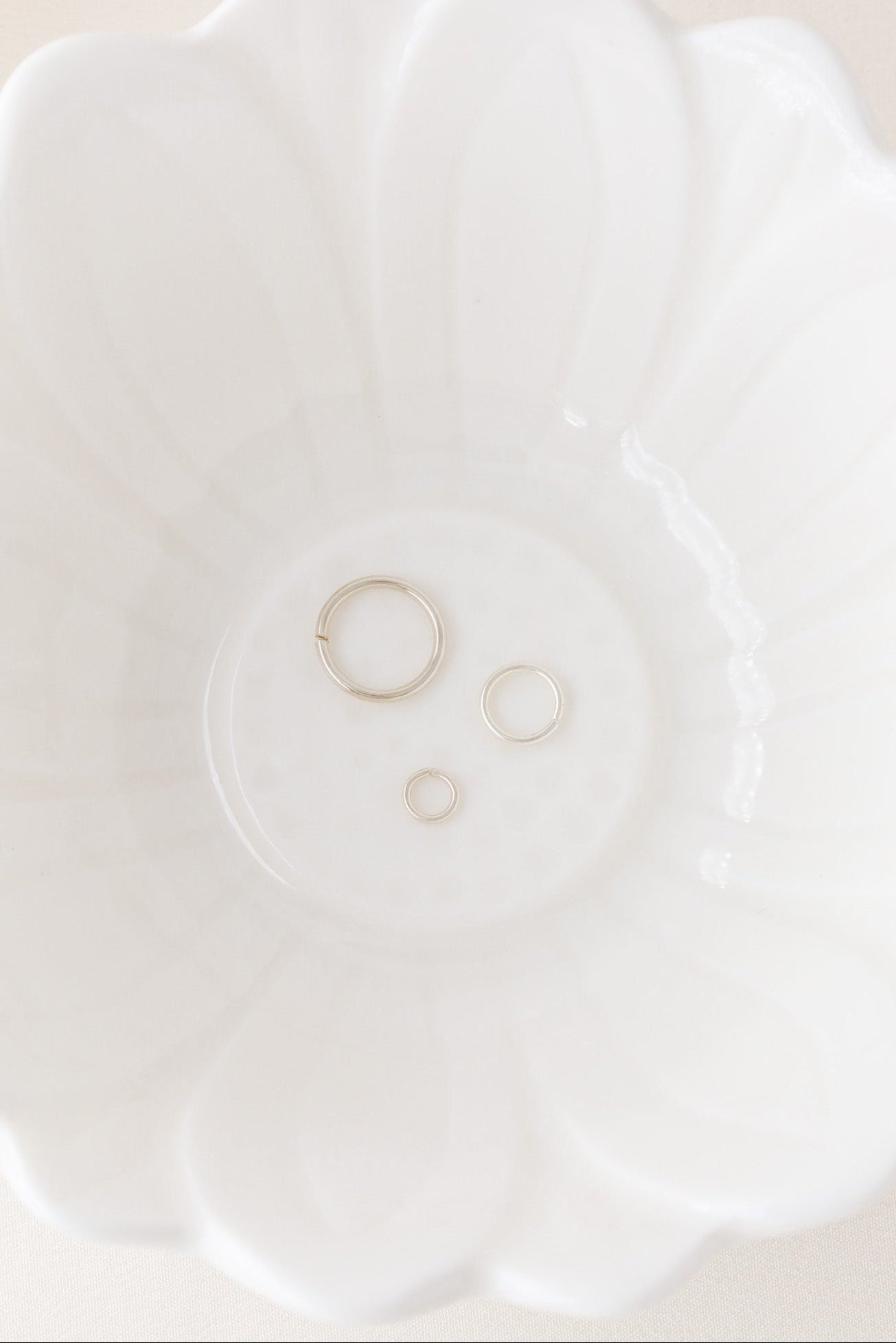 Diamond Cut Helix Hoop - Tiny Cartilage Earring - Endless Ring Hoops