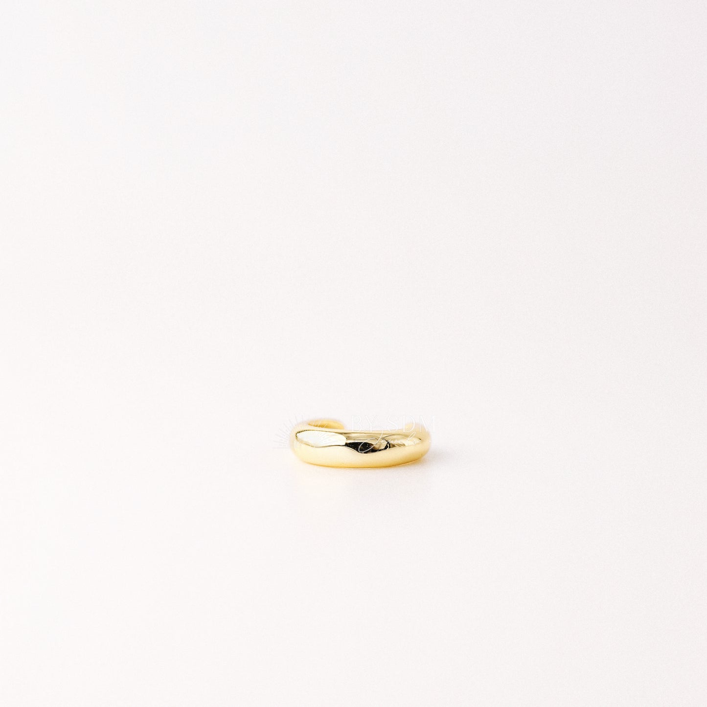 Gold Chunky Band Ear Cuff