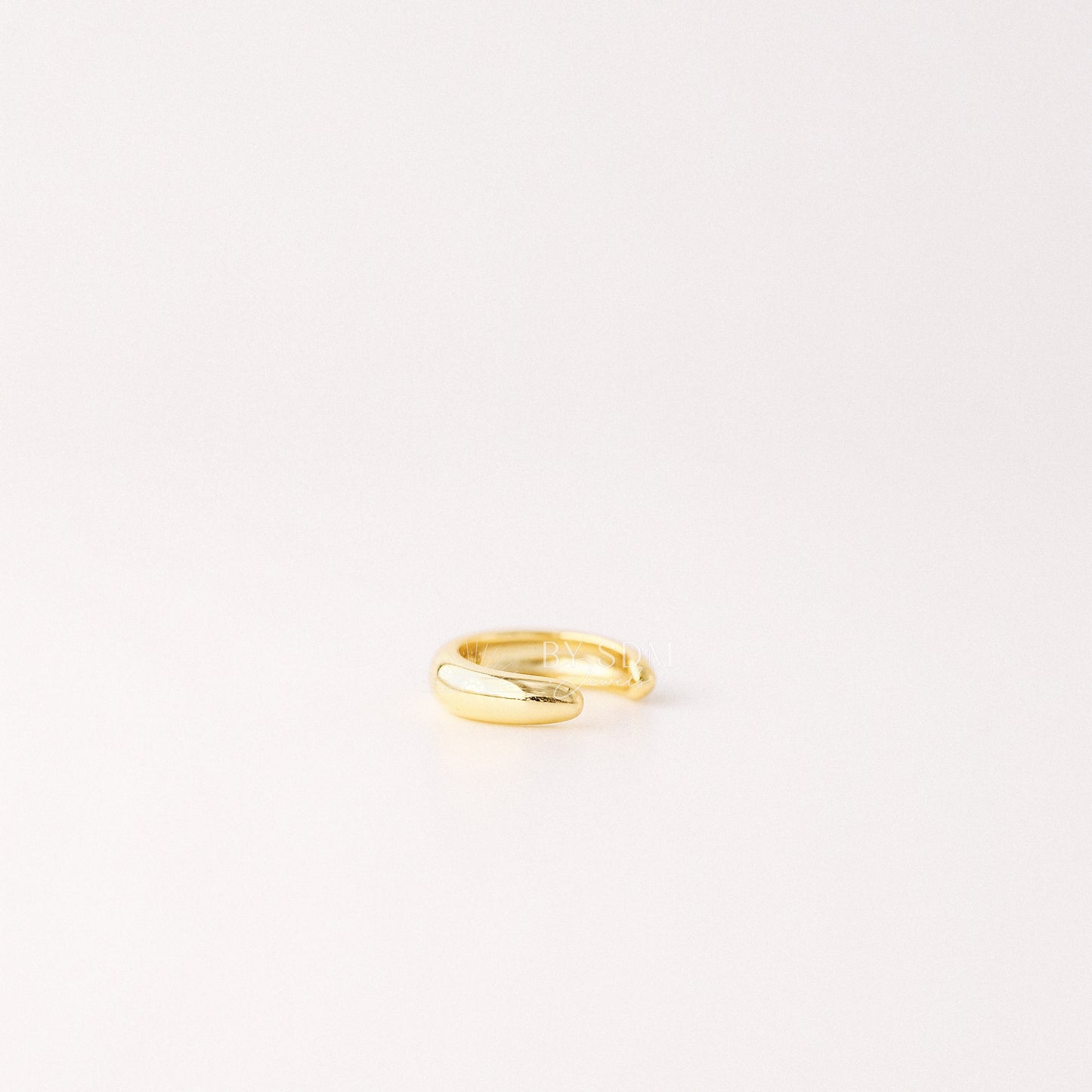 Gold Chunky Band Ear Cuff