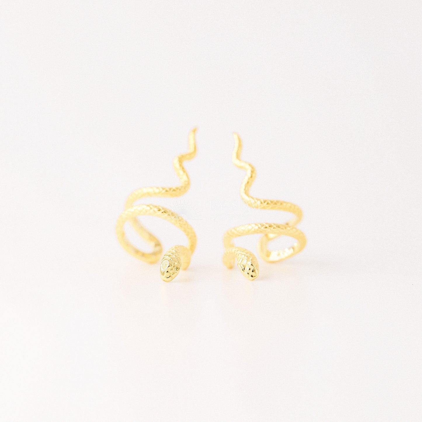 Serpent Cuff • Snake Ear Cuff Earrings • Gold, Silver • BYSDMJEWELS