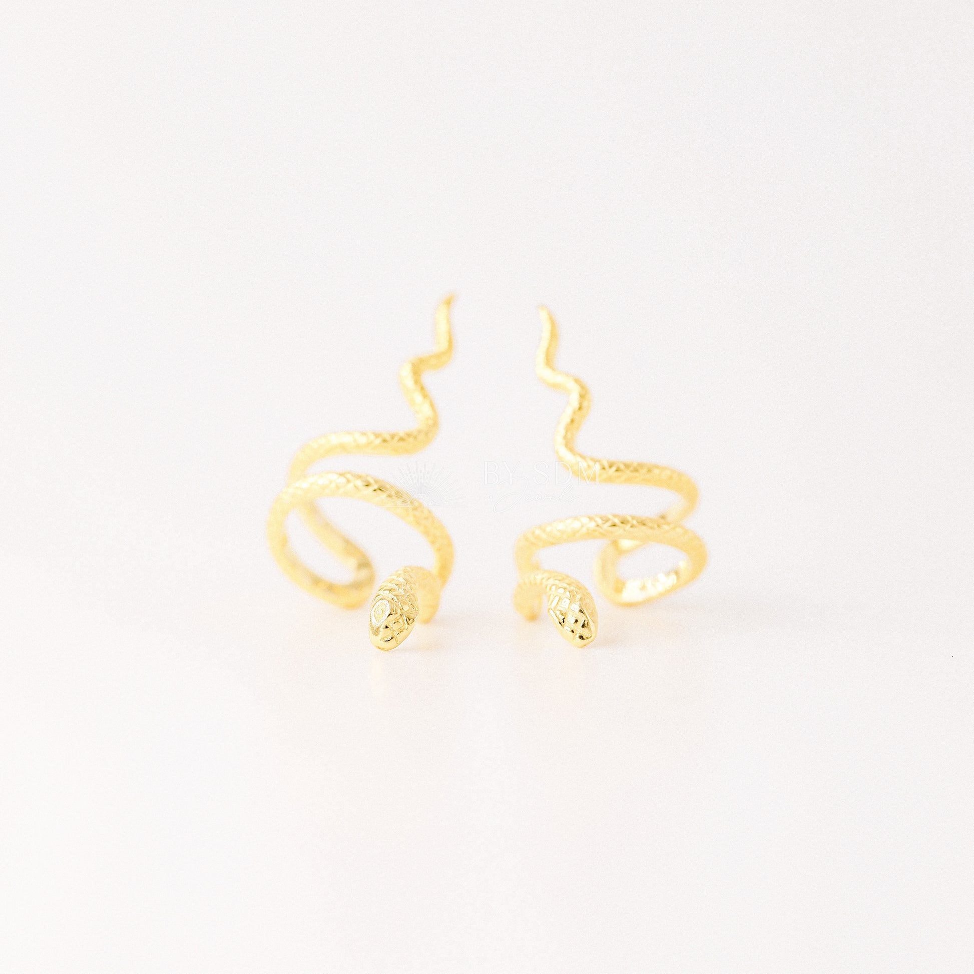 Serpent Cuff • Snake Ear Cuff Earrings • Gold, Silver • BYSDMJEWELS