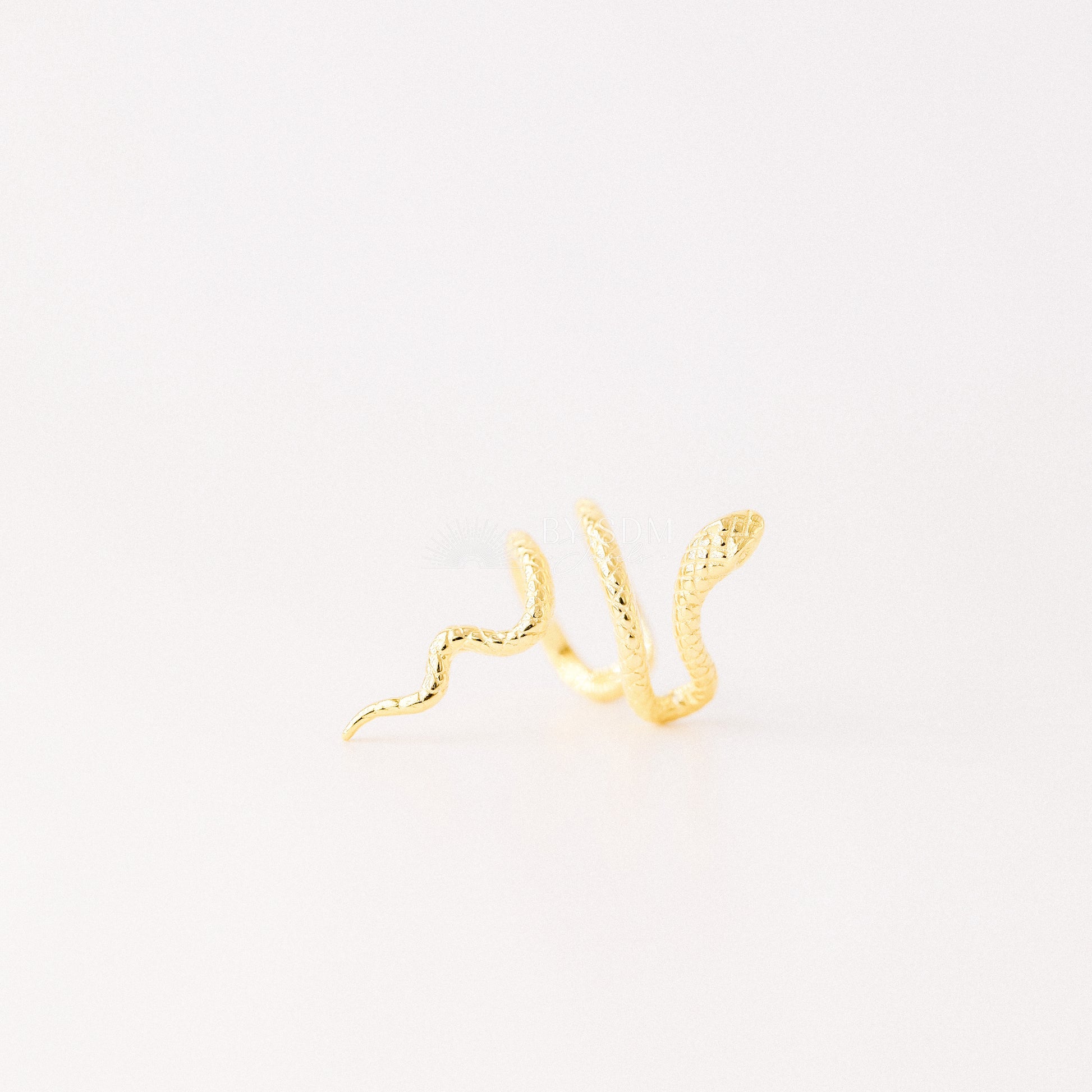 Serpent Cuff • Snake Ear Cuff Earrings • Gold, Silver • BYSDMJEWELS