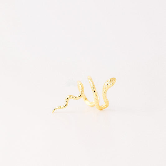 Serpent Cuff • Snake Ear Cuff Earrings • Gold, Silver • BYSDMJEWELS