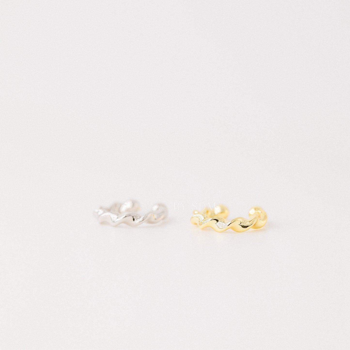 Twisted Ear Cuff • No Piercing is Needed • Silver • Gold • BYSDMJEWELS