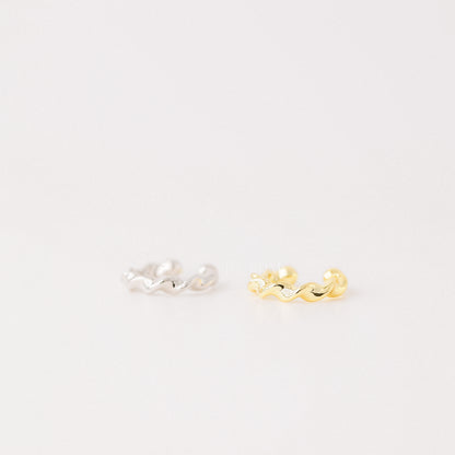 Twisted Ear Cuff • No Piercing is Needed • Silver • Gold • BYSDMJEWELS