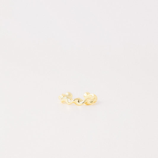 Twisted Ear Cuff • No Piercing is Needed • Silver • Gold • BYSDMJEWELS