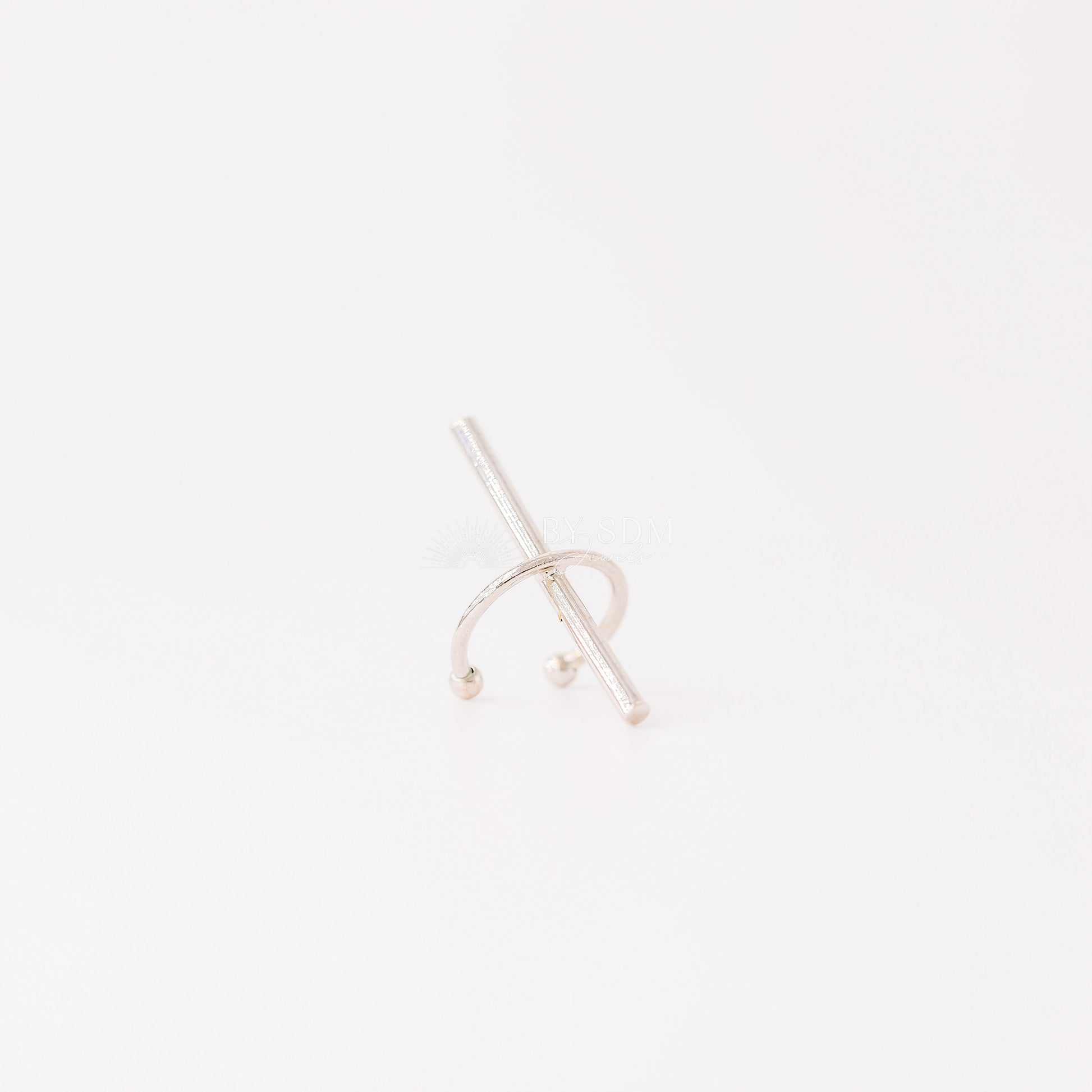 Gold Ear Cuff • Cartilage Ear Bar • No Pierce Ear Cuff • Ear Climber Bar • Cartilage Ear Cuff • Silver Ear Bar • Conch Minimalist Ear Cuff