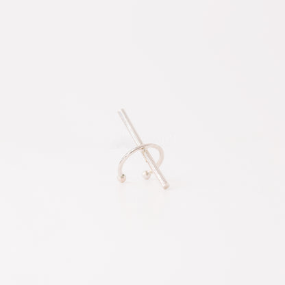 Gold Ear Cuff • Cartilage Ear Bar • No Pierce Ear Cuff • Ear Climber Bar • Cartilage Ear Cuff • Silver Ear Bar • Conch Minimalist Ear Cuff