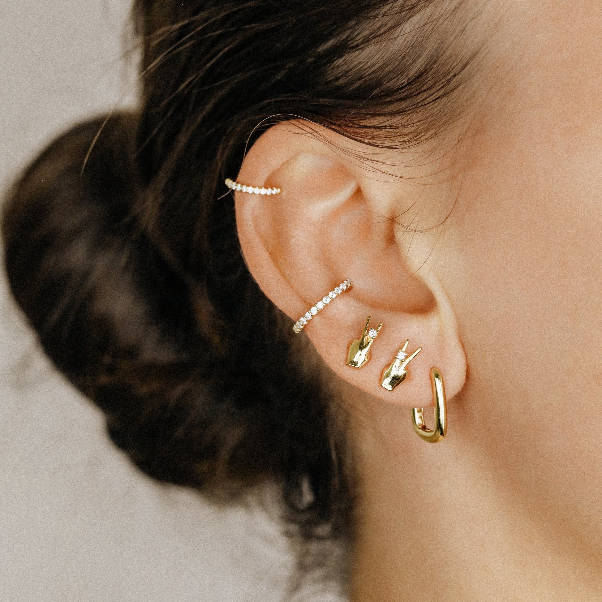 Victory Hand Earrings • V Earrings • Fighting • Peace Sign Earrings • Peace Fingers • Gift for Her • BYSDMJEWELS