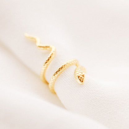 Serpent Cuff • Snake Ear Cuff Earrings • Gold, Silver • BYSDMJEWELS