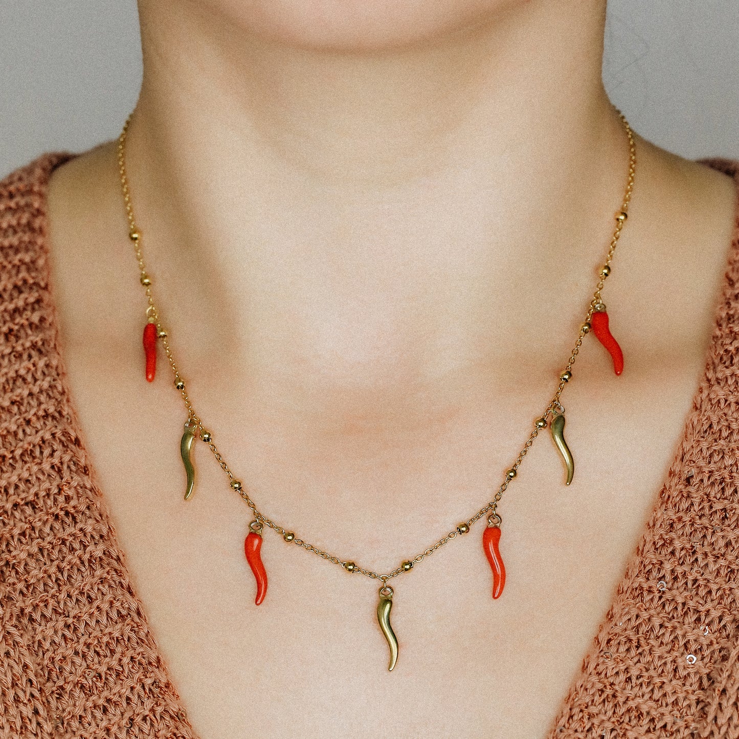 Lucky Horn Necklace