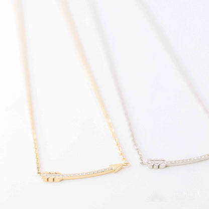 Tiny Arrow Necklace • Gold Necklace • Dainty Gold Necklace • Arrow Necklace • Simple Gold Necklace • Arrow Point Necklace • BYSDMJEWELS